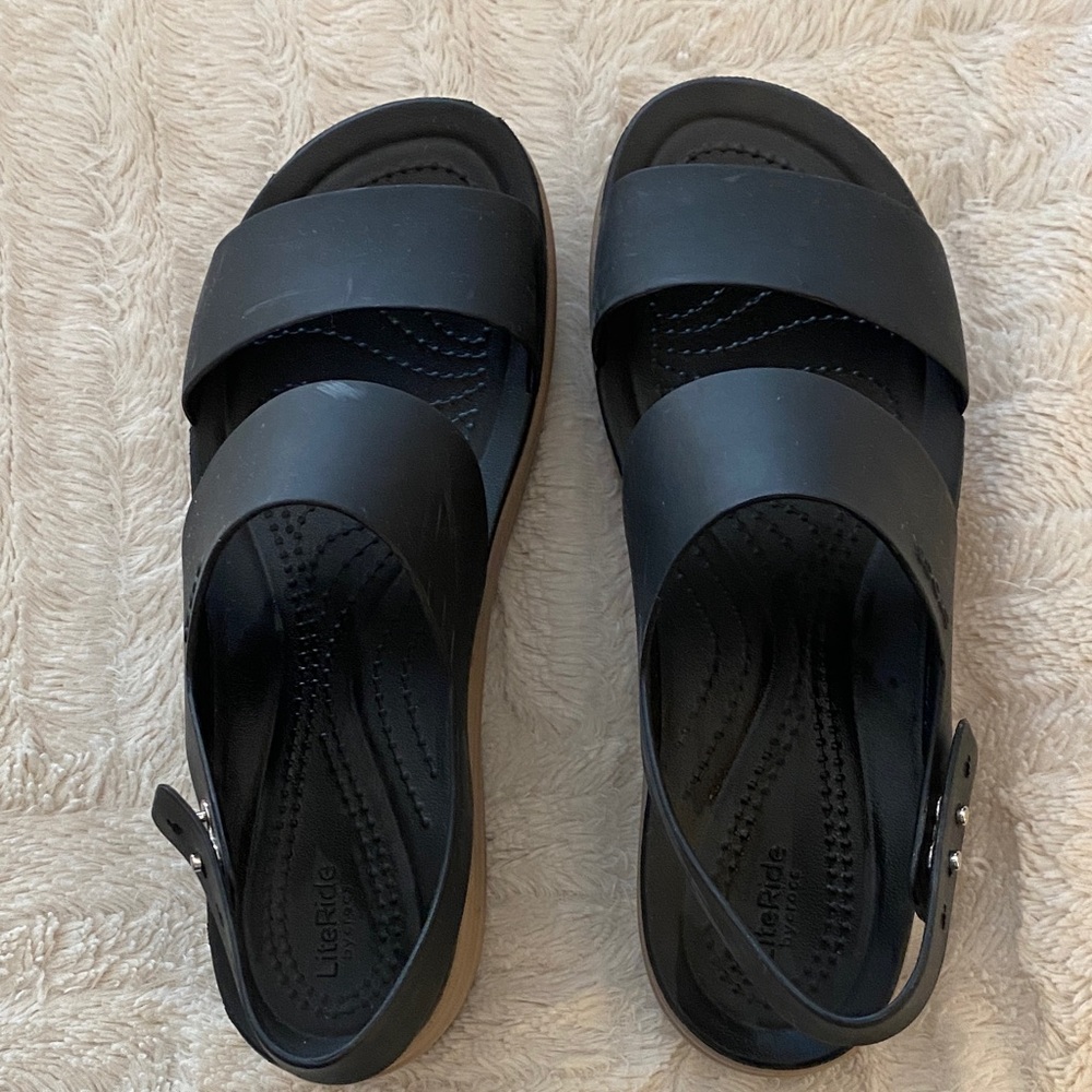 CROCS Black Women's Sandals